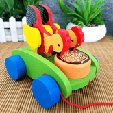 Hen Pecking Pull-Along Toy